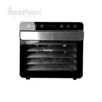 Déshydrateur alimentaire électrique en acier inoxydable pour usage domestique, 12 grilles, contrôle numérique, 700W, petite taille, excellente qualité
