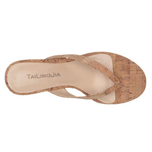 <span class=keywords><strong>Mules</strong></span> Compensées <span class=keywords><strong>en</strong></span> Liège et <span class=keywords><strong>Bois</strong></span> Stylées 2020 pour Femmes – Tongs et Sandales - Product Image 6