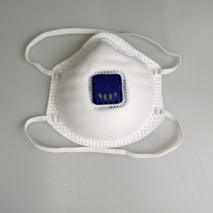 หน้ากากทรงถ้วย FFP2 พร้อมวาล์วหายใจ ป้องกันฝุ่น 3 ชั้น แบบใช้แล้วทิ้ง - Product Image 1