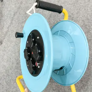CR-09 China Factory Supply French Type Extension Cable Rope Reel/Cable Reel Drum