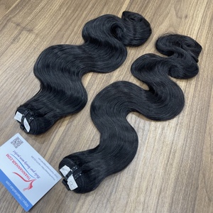 Meilleure vente!! Vente en gros Extensions de cheveux ondulés bruts Cheveux humains de haute qualité 100% Extension de cheveux humains naturels - Product Image 1