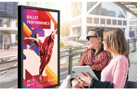 Affichage numérique Android mural extérieur HONGNUO, moniteur LCD Full HD 1080P avec plateforme de gestion de contenu basée sur le cloud