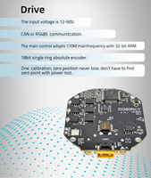 MG10015E-i10v2 (RMD-X10)12V-60v 25nm mini servo de précision sans balais réducteur d'engrenage moteur cc