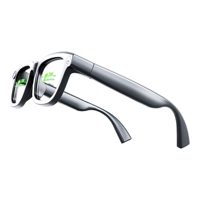 Lunettes intelligentes AR avec caméra 20MP, lentilles binoculaires à guide d'ondes, traducteur IA en option, GPS, batterie amovible, lunettes AR