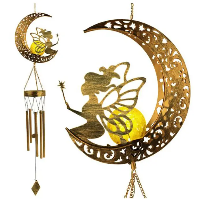 Carillón de viento de hadas flor