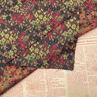 Tissu Jacquard Brocart Fleur Rose 3D Personnalisable en Fil Teint 100% Polyester de Haute Qualité pour Robes, Sacs et Mariages