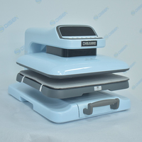 Máquina de Transferência Térmica Semi-Automática de Alta Pressão Nova 38*38cm para Impressão de Camisetas com 220V para Estampagem a Quente