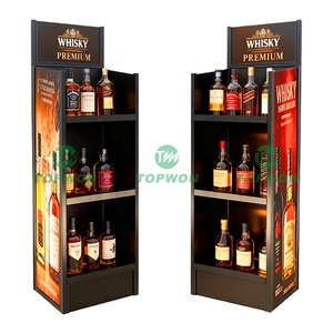 Custom Retail Store Metal <strong>Display</strong> Stand Metal Supermarket Shelves <strong>Beer</strong> Beverage Whisky Vodka Cocktails Wine Metal <strong>Display</strong> <strong>Rack</strong> - Product Image 5