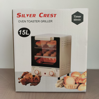 Four électrique compact 15L pour la maison et la cuisine, mini-four grille-pain pour sandwichs - Offre spéciale