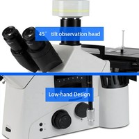 Industrial Inverted Metallographic Testing Advanced Microscope for Rapid Analysis of Large or Thick Samples