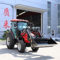 Tracteurs agricoles diesel 140 CV 4x4 avec charrue à disques et chargeur frontal