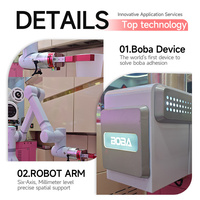 IPLAYSMART Distributeur Automatique Intelligent de Bubble Tea DIY avec Écran Tactile 22 Pouces, Capacité 150-200 Pièces, Accepte Pièces et Jetons