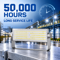 Projecteurs LED ultra-minces en aluminium moulé sous pression 100W pour façade de panneau publicitaire commercial