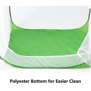 Copertura Pieghevole per Piante, Piccola Serra Portatile, Gabbia per Farfalle con Porta con Cerniera per Protezione di Colture e Ortaggi - Product Image 2