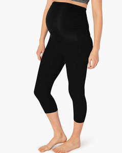 A vita alta di maternità personalizzato pantaloni di yoga di compressione in gravidanza leggings capris delle donne - Product Image 1