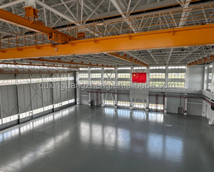 Hangar de Acero PEB para Aviones y Helicópteros, Estructura para Mantenimiento y Reparación de Aviación, Terminal con Grúa y Plataforma - Product Image 1