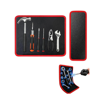 Tapis magnétique pour outils avec couche de protection en PVC, organisateur d'outils antidérapant pour garage, atelier et réparation automobile