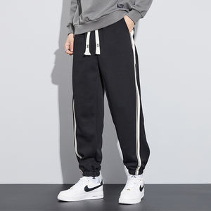 New Lightweight Men's Streetwear <b>Joggers</b> Customizable Polyester Straight Nonwoven Loose <b>Baggy</b> Trousers Canvas Fabric Casual - Product Image 5