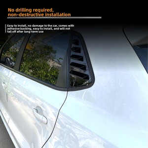 Persianas para Ventanas Laterales de Automóvil para Volkswagen <span class=keywords><strong>Polo</strong></span> 6R <span class=keywords><strong>6C</strong></span> 2011-2017, Accesorios para Automóvil, Visera para Lluvia - Product Image 3