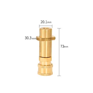 Quick Release Snow Foam Lance Adapters High Pressure Quick Connecting Copper Fittings