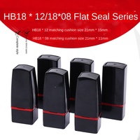 Vente en gros HB 18*12/18*08 Tampon plat auto-encreur matière plastique impression numérique 7mm coussin joint sensible à la lumière bureau