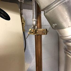 Válvula de Aguja de Latón con Salida Comprimida de 1/4\" y Autoperforación Manual para Uso en Aire Acondicionado de 3/8\" a 1-15/16\" de Diámetro - Product Image 5