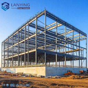 Entrepôt logistique préfabriqué en acier économique, atelier, bâtiment industriel et commercial, résistance au vent de 121+ mph, 20+ - Product Image 1