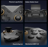 Flydigi Vader 5 Pro Pengontrol Game dengan Force Feedback Trigger Hall Effect Joystick Gamepad Nirkabel untuk Turnamen Esports