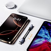 Adaptateur audio USB C vers 3,5 mm avec DAC, câble tressé Type C vers prise casque HiFi AUX pour téléphone, tablette, ordinateur portable