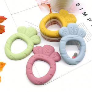 Melikey personalizado recién nacido suave sin BPA silicona de grado alimenticio bebé sensorial masticar silicona bebé mordedor juguete - Product Image 5