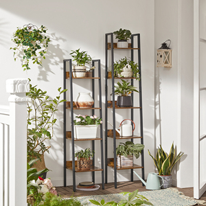 Estantería <span class=keywords><strong>VASAGLE</strong></span> de 5 Niveles, Estrecha, Tipo Escalera, para Hogar, Oficina, Sala de Estar, Estante de Almacenamiento para el Hogar - Product Image 3