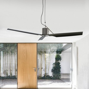 Ceaadesign Two02 moderno ventilatore da soffitto ABS pale motore a corrente alternata telecomando per hotel all'aperto famiglie dotate di luce 5 pale - Product Image 2