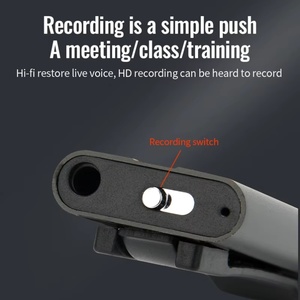 Grabadora de voz digital Grabadora de audio de larga espera para conferencias y reuniones Dispositivo de grabación activado por voz Formato WAV - Product Image 3