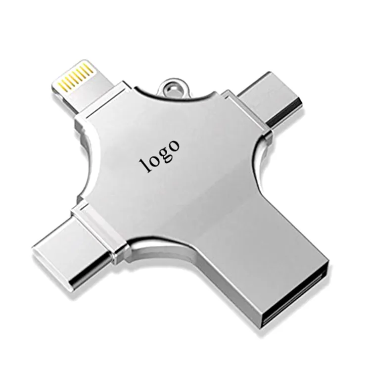 Jaster — clé Usb 2019 Otg 3.0 avec Logo personnalisé, 4 en 1, 8 go 16 go 32 go, compatible avec ordinateur