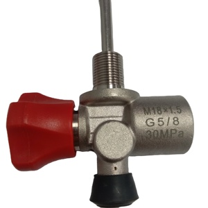 <span class=keywords><strong>SCBA</strong></span> Air <span class=keywords><strong>Rebreather</strong></span> valvola uscita filettatura ingresso G5/8 M18x1.5 QF-H30 - Product Image 1