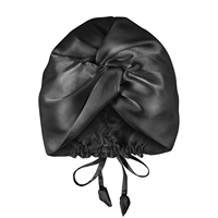 Bonnet en soie 100% personnalisé avec logo, pour dormir, femmes, 22 momme, bonnet de nuit en soie, bande élastique, bonnet en soie de luxe avec OEKO-TEX