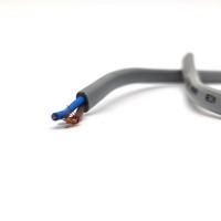 Câble électrique industriel multiconducteur plat en cuivre isolé et gainé LSZH pour H03Z1Z1H2-F