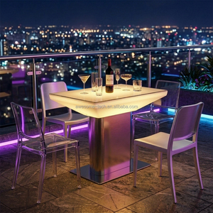 <span class=keywords><strong>Table</strong></span> basse moderne en verre de luxe au design LED - Product Image 5