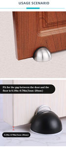 Butoir <span class=keywords><strong>de</strong></span> <span class=keywords><strong>porte</strong></span> moderne en acier inoxydable, <span class=keywords><strong>demi</strong></span>-<span class=keywords><strong>lune</strong></span>, auto-adhésif, monté au sol, pour salle <span class=keywords><strong>de</strong></span> bain - Product Image 5