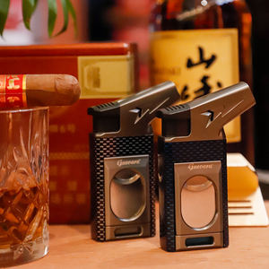 गुवेरा ब्रांड ने मोमबत्ती के लिए विंडप्रूफ सुरक्षित हल्का और सिगार राउंड कट के साथ सिगार राउंड कट के साथ - Product Image 5