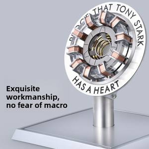 Première génération Iron Man réacteur <span class=keywords><strong>coeur</strong></span> modè<span class=keywords><strong>le</strong></span> alliage périphérique arche jouet sérigraphie fonte métal Figure modè<span class=keywords><strong>le</strong></span> ornement - Product Image 4