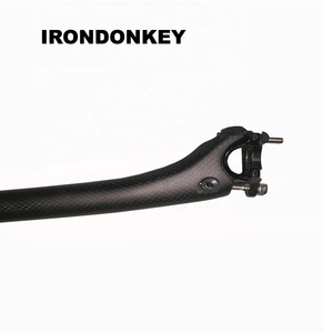 Tubo de Sillín de Fibra de <span class=keywords><strong>Carbono</strong></span> IRONDOENKY TSP-C60 de 400 mm, Ligero, para Bicicleta de Montaña y Carretera - Product Image 3