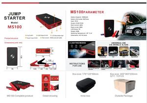 Compresseur d'air numérique haute capacité à courant de crête 2000A pour voiture à essence, avec câble de démarrage intelligent et booster de batterie - Product Image 4