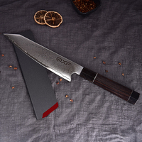 Couteaux de cuisine de style japonais en acier Damas VG10, couteau de chef de 8 pouces avec manche octogonal et étui