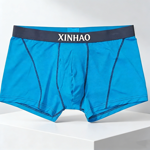Nouveauté, caleçons vibrants à gros renflement, stocks importants, sous-vêtements respirants, sport, nouveau style, boxer pour homme hautement extensible - Product Image 2