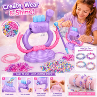 Kit de Fabrication de Bijoux DIY Personnalisé pour Enfants Filles – Machine à Bijoux et Perles en Argile Tendance pour Filles – Vente en Gros