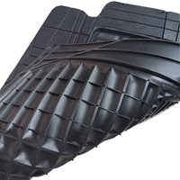 Tapis de sol de voiture en caoutchouc PVC antidérapant universel, tapis de sol de véhicule Durable, vente en gros, 2022