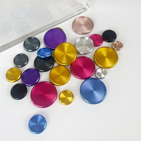 Disques en aluminium personnalisés de 32 mm, lot de 11 anneaux métalliques de 1,25 pouce pour carnets et agendas à reliure disque