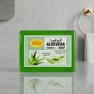 Savon Afrin Aloevera aux Huiles Essentielles Naturelles Enrichies, Hydratant et Nettoyant en Profondeur, Écologique et Réutilisable pour le Visage - Product Image 2