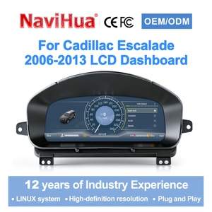 Digital Cluster <b>for</b> Cadillac Escalade 2006-2013 Kilometer <b>Speedometer</b> LCD Dashboard Virtual Cockpit Upgrade - Product Image 1